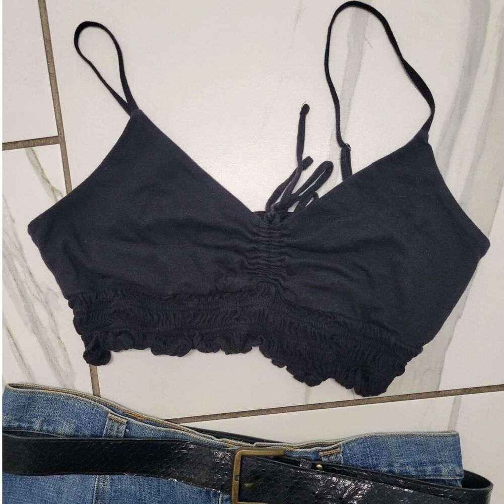 Unbranded Women's Black Crop-top